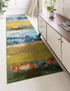 Marrakesh Elegance Collection Area Rug -  Nomad Runner Blue  lifestyle 16