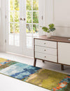 Marrakesh Elegance Collection Area Rug -  Nomad Runner Blue  lifestyle 19