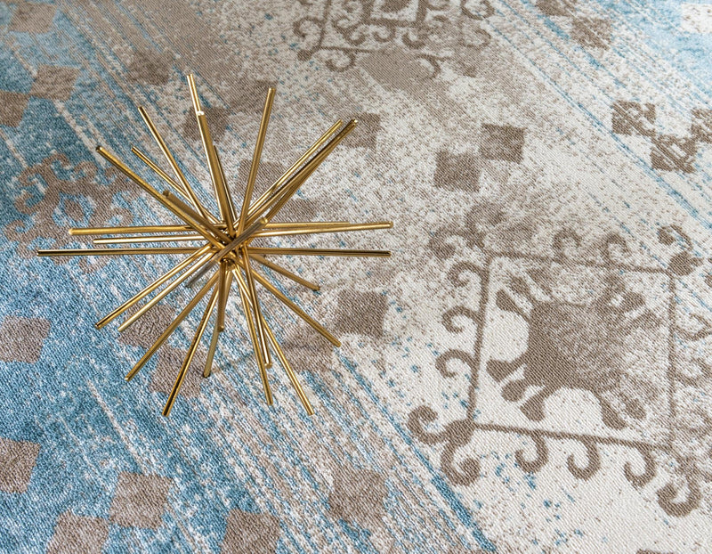Sahara Dreams Collection Area Rug -  Berber Runner Dark Blue  lifestyle 22