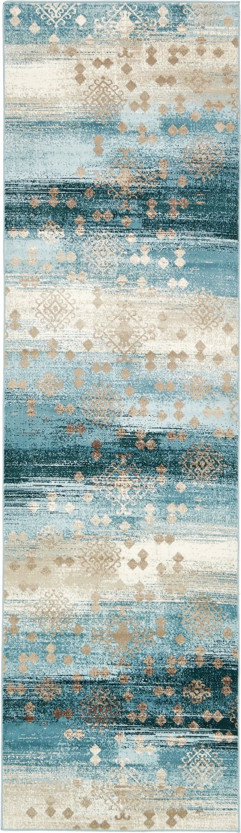 Sahara Dreams Collection Area Rug -  Berber Runner Dark Blue  lifestyle 11