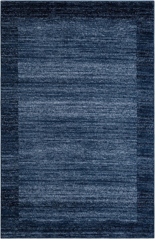 Studio Haven Collection Area Rug -  Conservatory (Navy Blue) Rectangle Navy Blue Main
