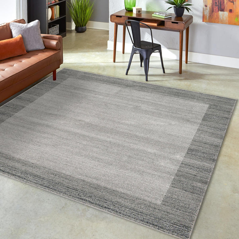Studio Haven Collection Area Rug -  Conservatory (Light Gray) Square Light Gray  lifestyle 57