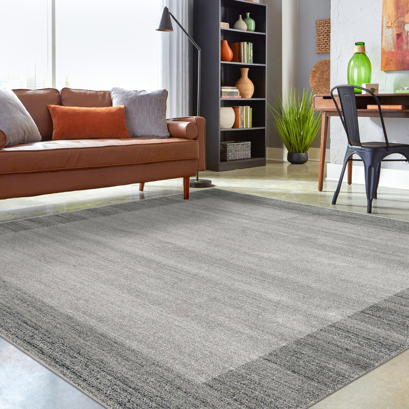 Studio Haven Collection Area Rug -  Conservatory (Light Gray) Square Light Gray  lifestyle 58