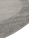 Studio Haven Collection Area Rug -  Conservatory (Light Gray) Round Light Gray  lifestyle 30