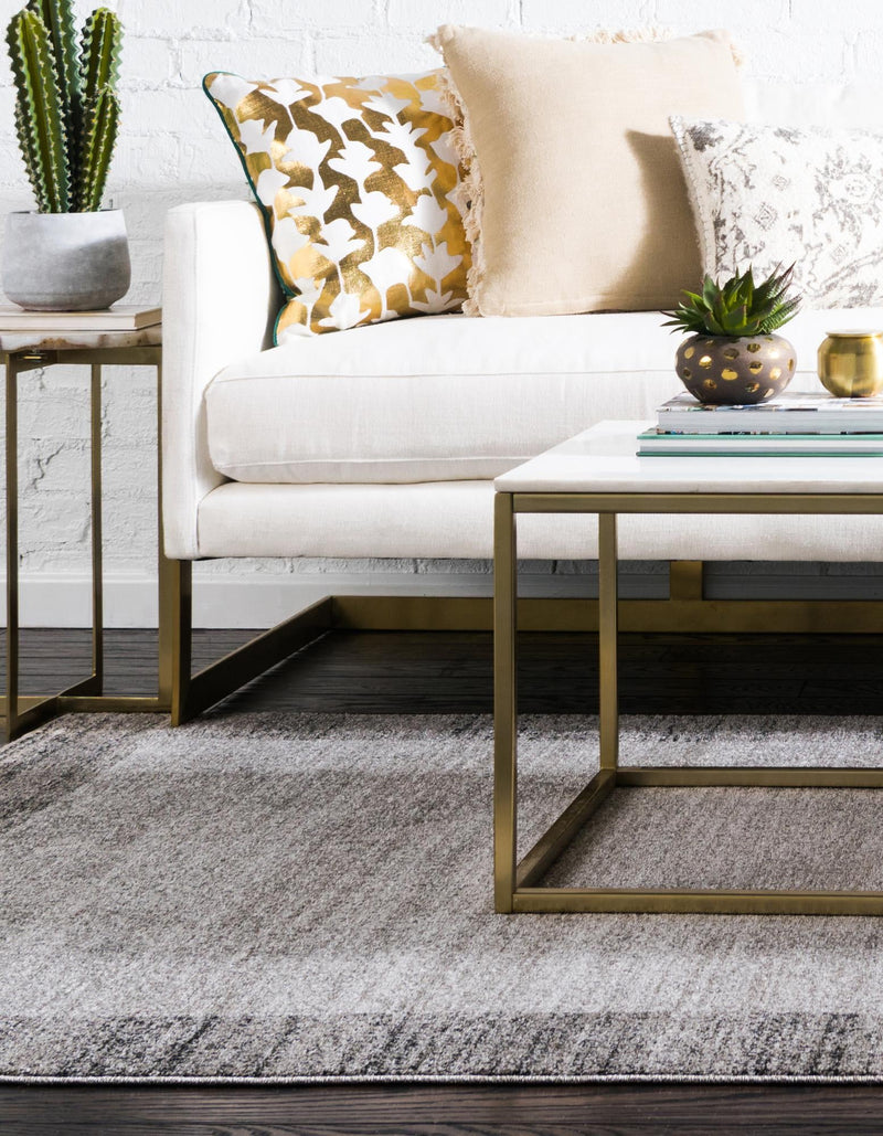 Studio Haven Collection Area Rug -  Conservatory (Light Gray) Rectangle Light Gray  lifestyle 4
