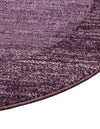 Studio Haven Collection Area Rug -  Conservatory (Violet) Round Violet  lifestyle 35