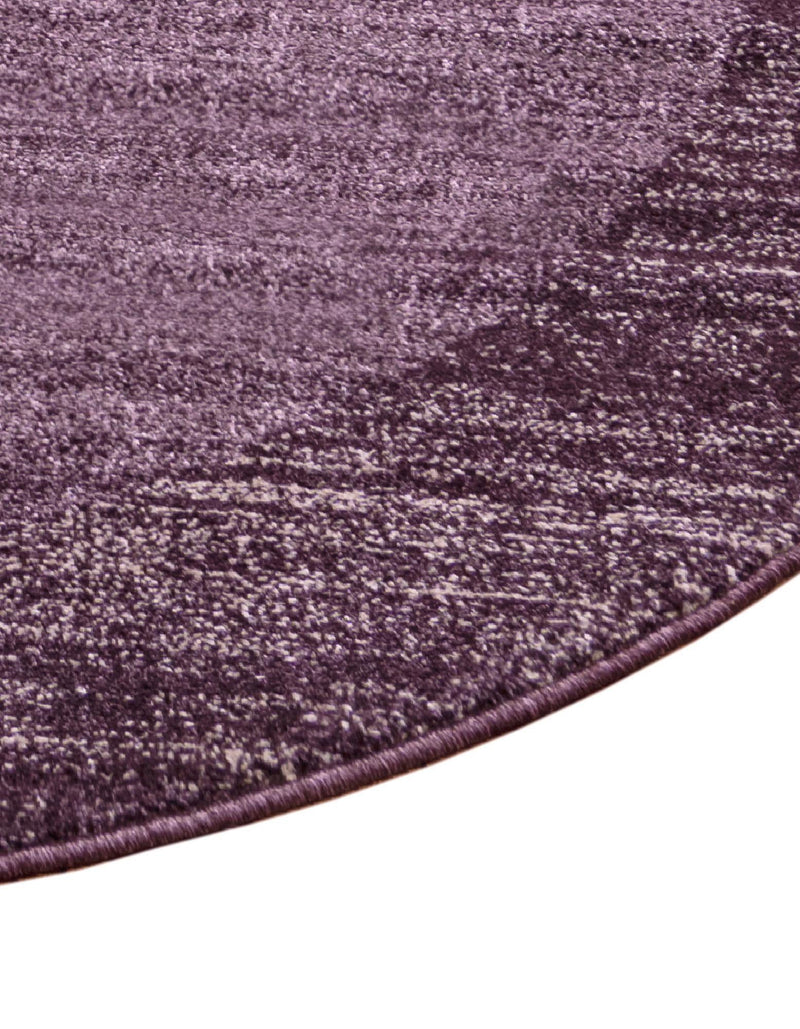 Studio Haven Collection Area Rug -  Conservatory (Violet) Round Violet  lifestyle 35