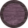 Studio Haven Collection Area Rug -  Conservatory (Violet) Round Violet  lifestyle 17