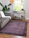 Studio Haven Collection Area Rug -  Conservatory (Violet) Rectangle Violet  lifestyle 2