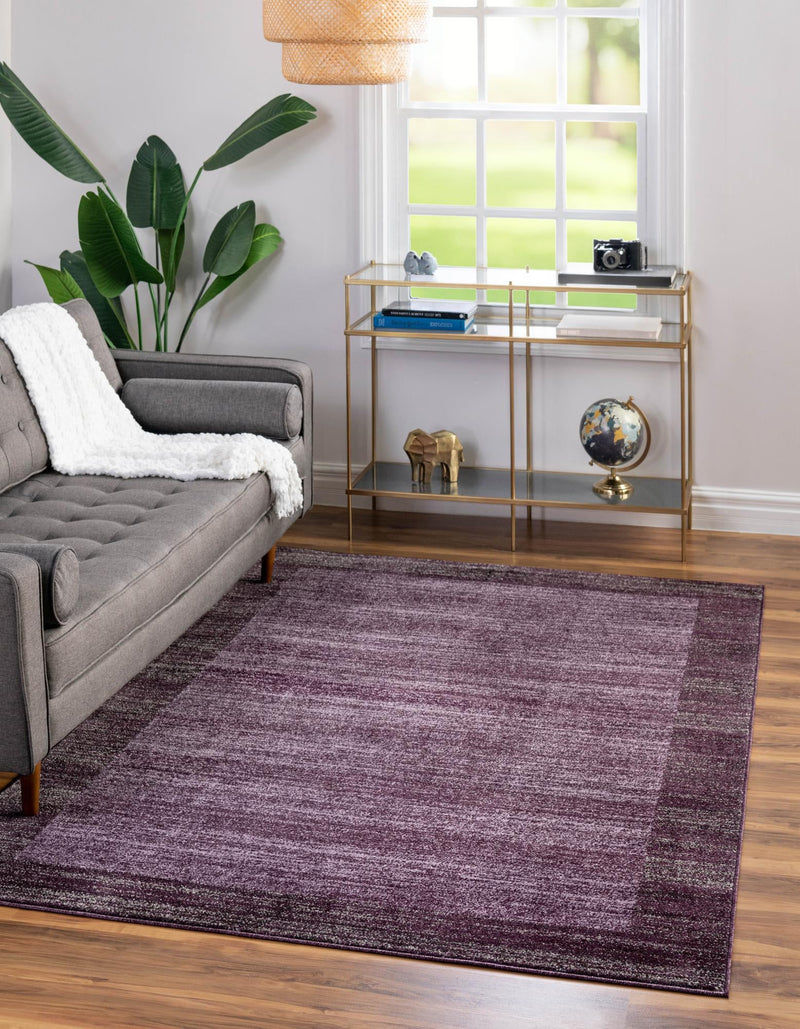 Studio Haven Collection Area Rug -  Conservatory (Violet) Rectangle Violet  lifestyle 2