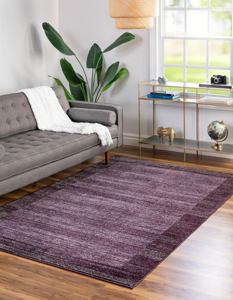 Studio Haven Collection Area Rug -  Conservatory (Violet) Rectangle Violet  lifestyle 3