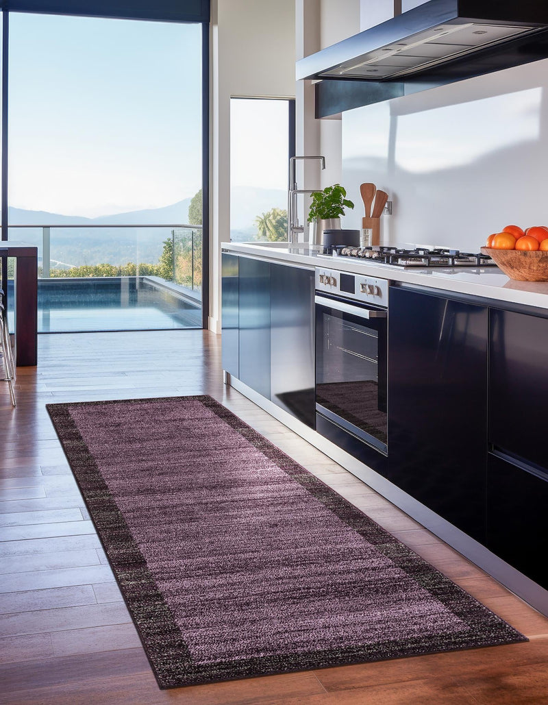 Studio Haven Collection Area Rug -  Conservatory (Violet) Runner Violet  lifestyle 47