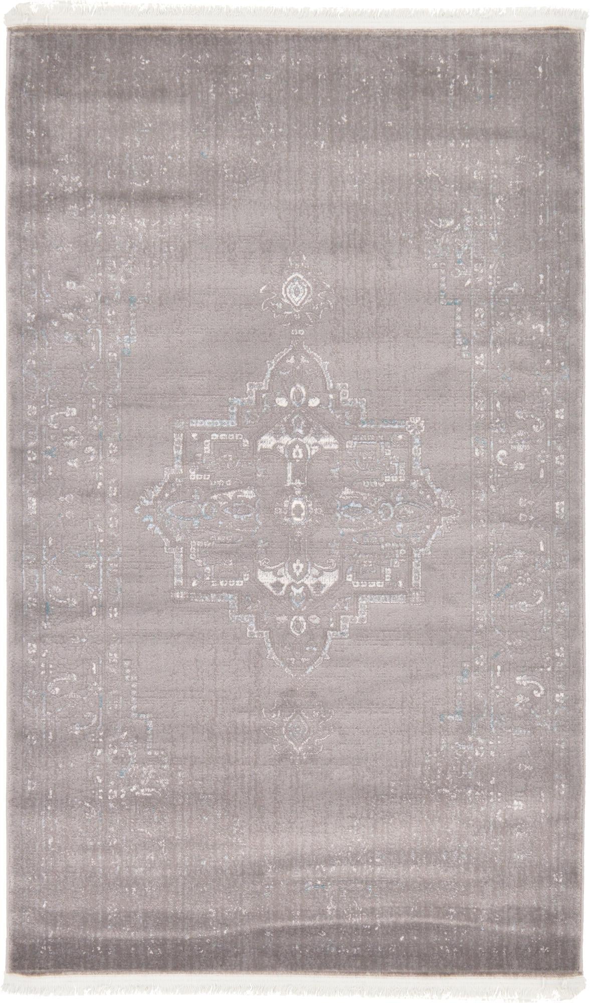 Rustic Charm Revival Collection Area Rug -  Countryside Rectangle Light Gray  lifestyle 3