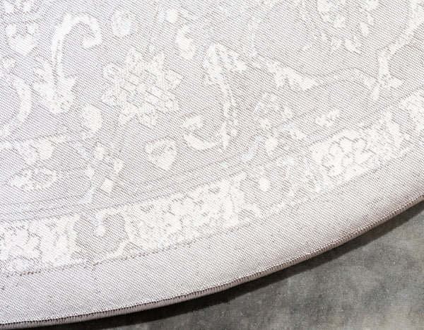 Rustic Charm Revival Collection Area Rug -  Countryside Round Light Gray  lifestyle 41