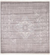 Rustic Charm Revival Collection Area Rug -  Countryside Square Light Gray  lifestyle 20