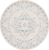 Rustic Charm Revival Collection Area Rug -  Countryside Round Beige  lifestyle 21