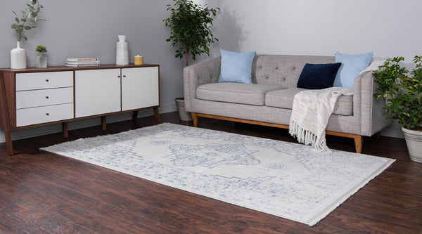 Rustic Charm Revival Collection Area Rug -  Countryside Rectangle Beige  lifestyle 6