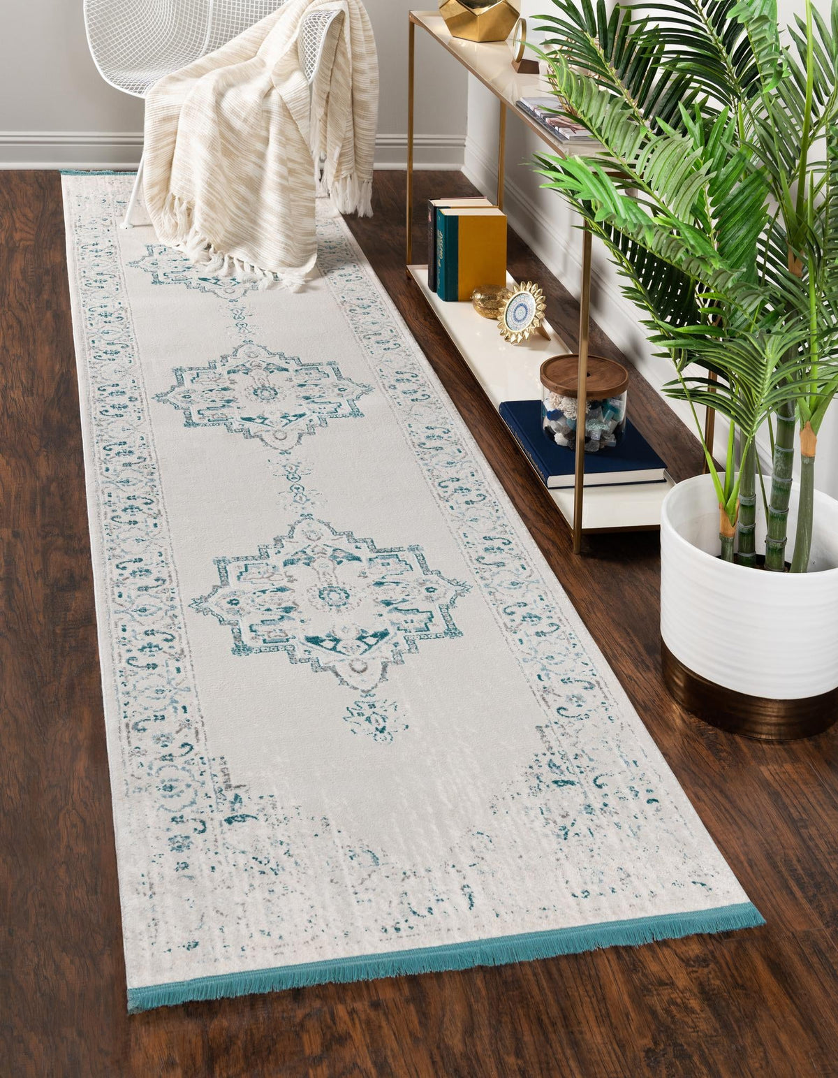 Rustic Charm Revival Collection Area Rug -  Countryside Runner Beige  lifestyle 26