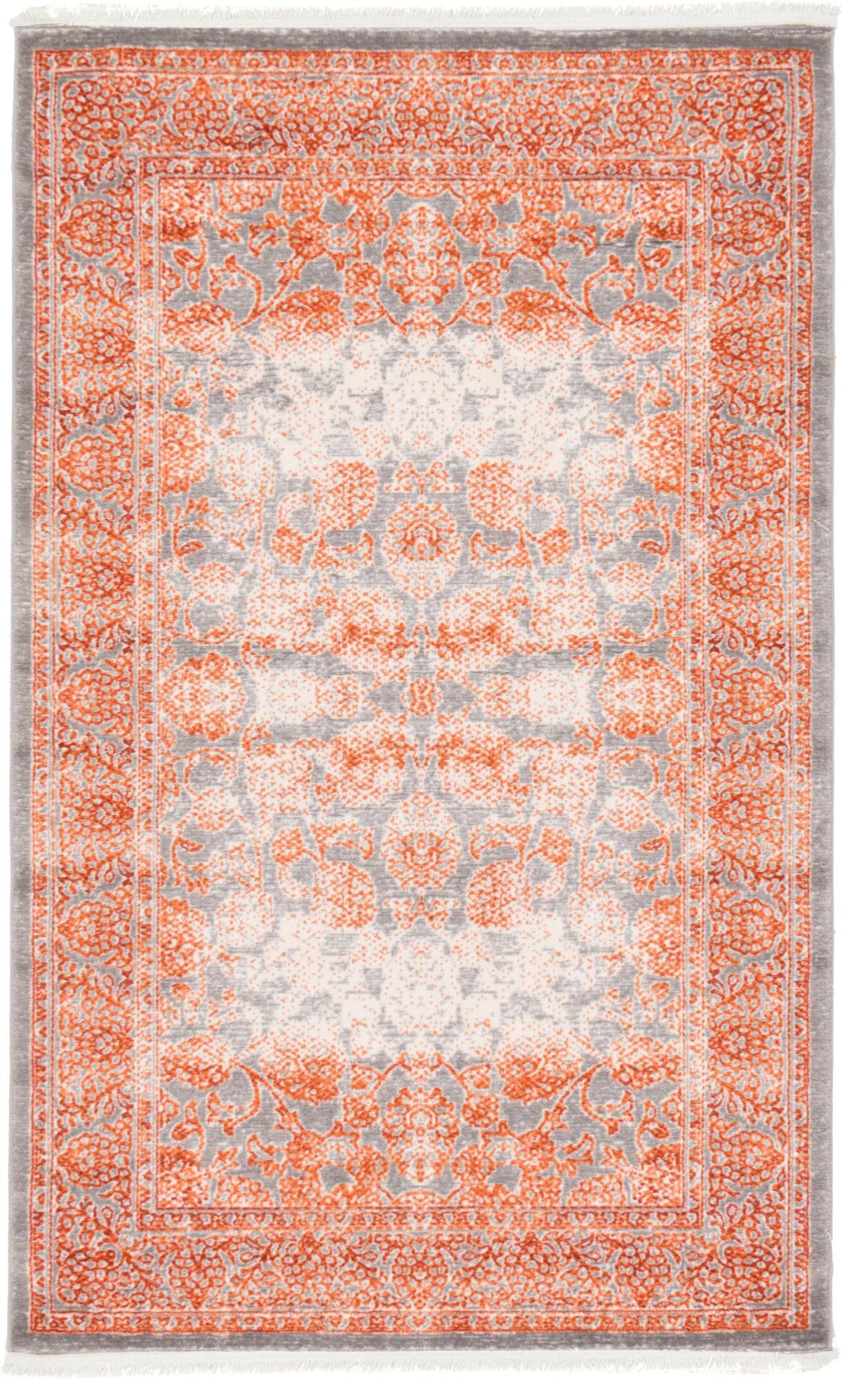 Rustic Charm Revival Collection Area Rug -  Pastoral Rectangle Terracotta  lifestyle 4