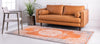 Rustic Charm Revival Collection Area Rug -  Meadowland Rectangle Terracotta  lifestyle 9