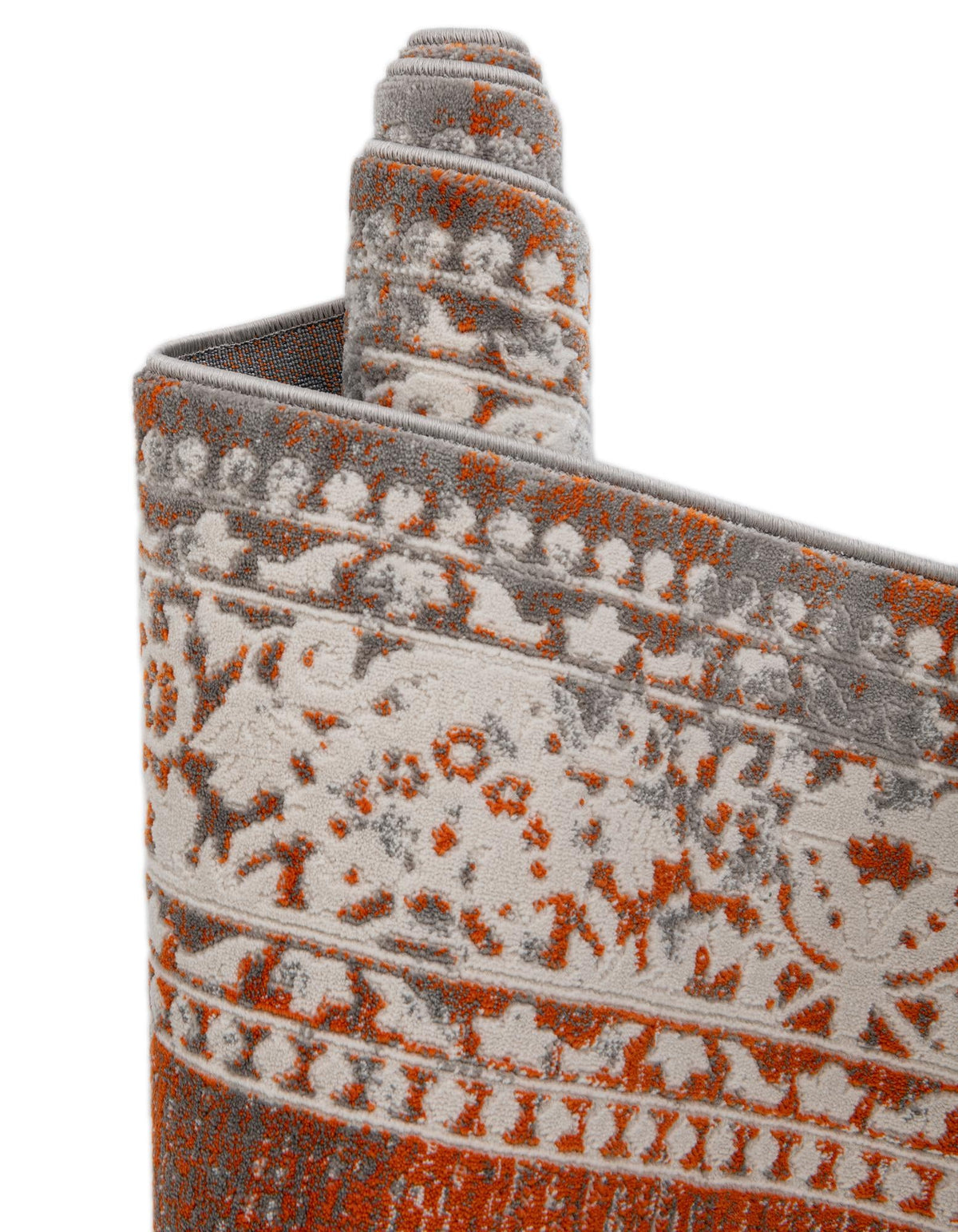 Rustic Charm Revival Collection Area Rug -  Meadowland Rectangle Terracotta  lifestyle 29