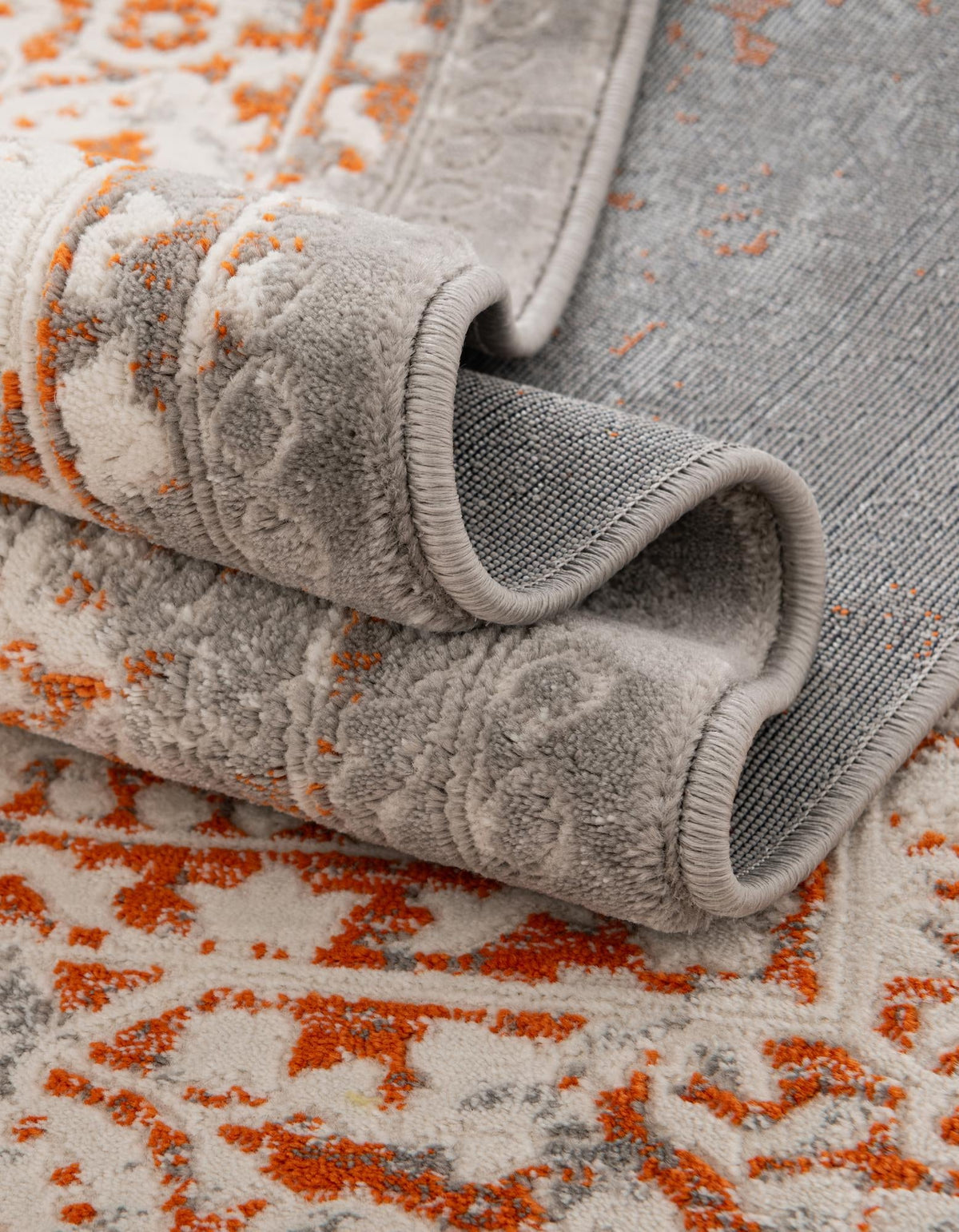 Rustic Charm Revival Collection Area Rug -  Meadowland Rectangle Terracotta  lifestyle 33