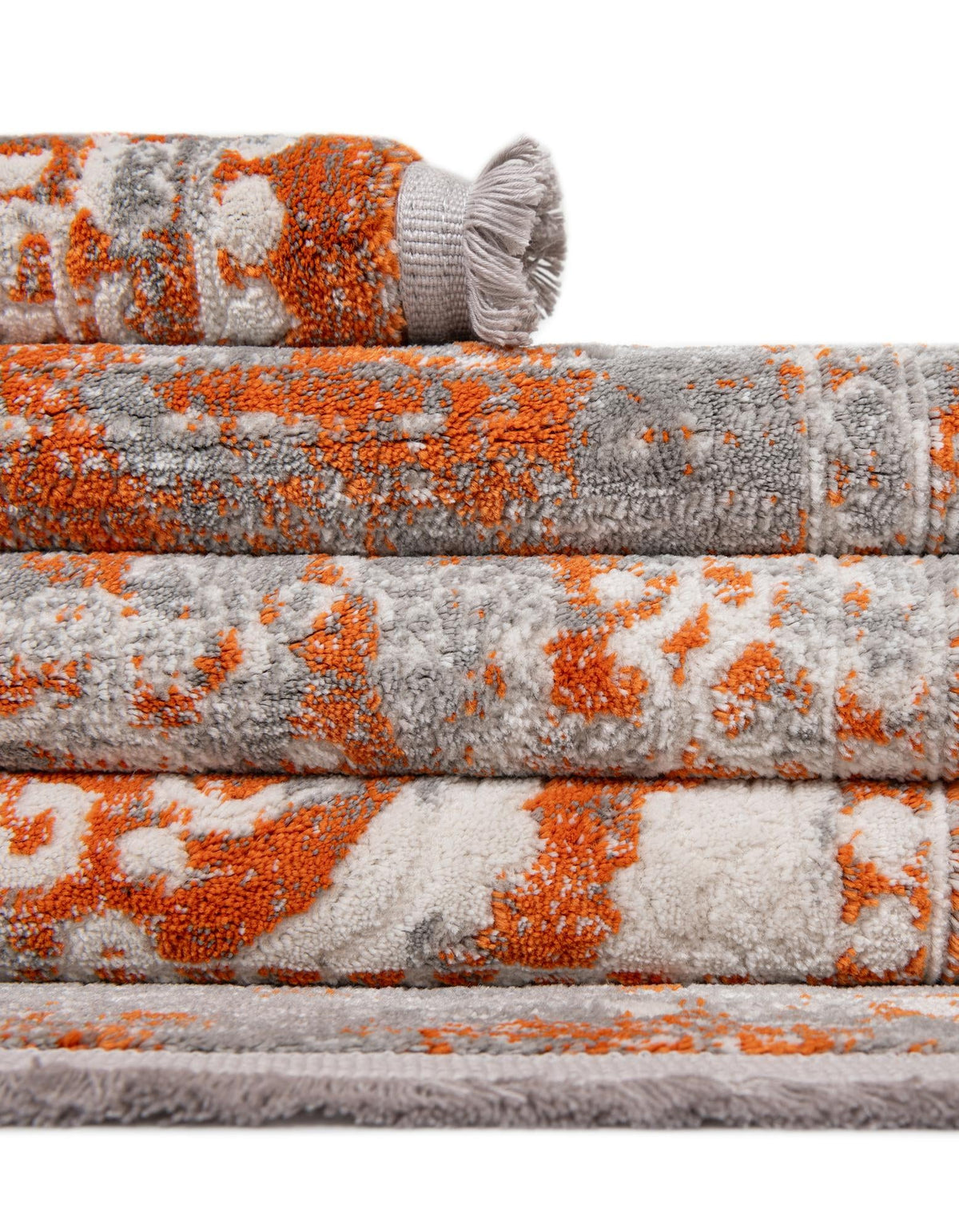 Rustic Charm Revival Collection Area Rug -  Meadowland Rectangle Terracotta  lifestyle 35