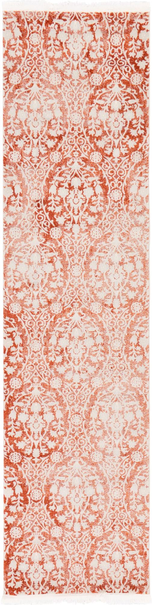 Rustic Charm Revival Collection Area Rug -  Barnwood Runner Terracotta  lifestyle 33