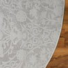 Rustic Charm Revival Collection Area Rug -  Barnwood Round Light Gray  lifestyle 53