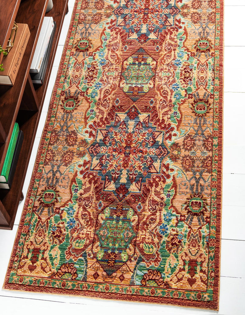 Lagoon Luxe Collection Area Rug -  Atoll Runner Peach  lifestyle 15