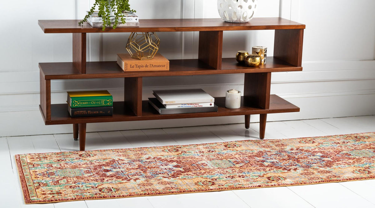 Lagoon Luxe Collection Area Rug -  Atoll Runner Peach  lifestyle 18