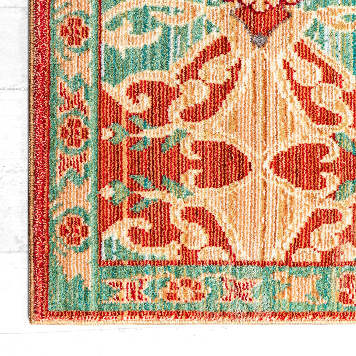 Lagoon Luxe Collection Area Rug -  Atoll Rectangle Peach  lifestyle 9