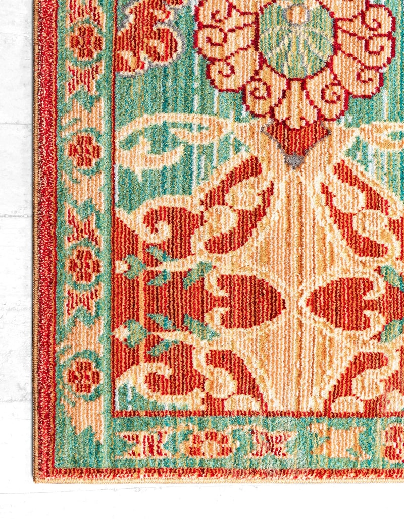 Lagoon Luxe Collection Area Rug -  Atoll Square Peach  lifestyle 30