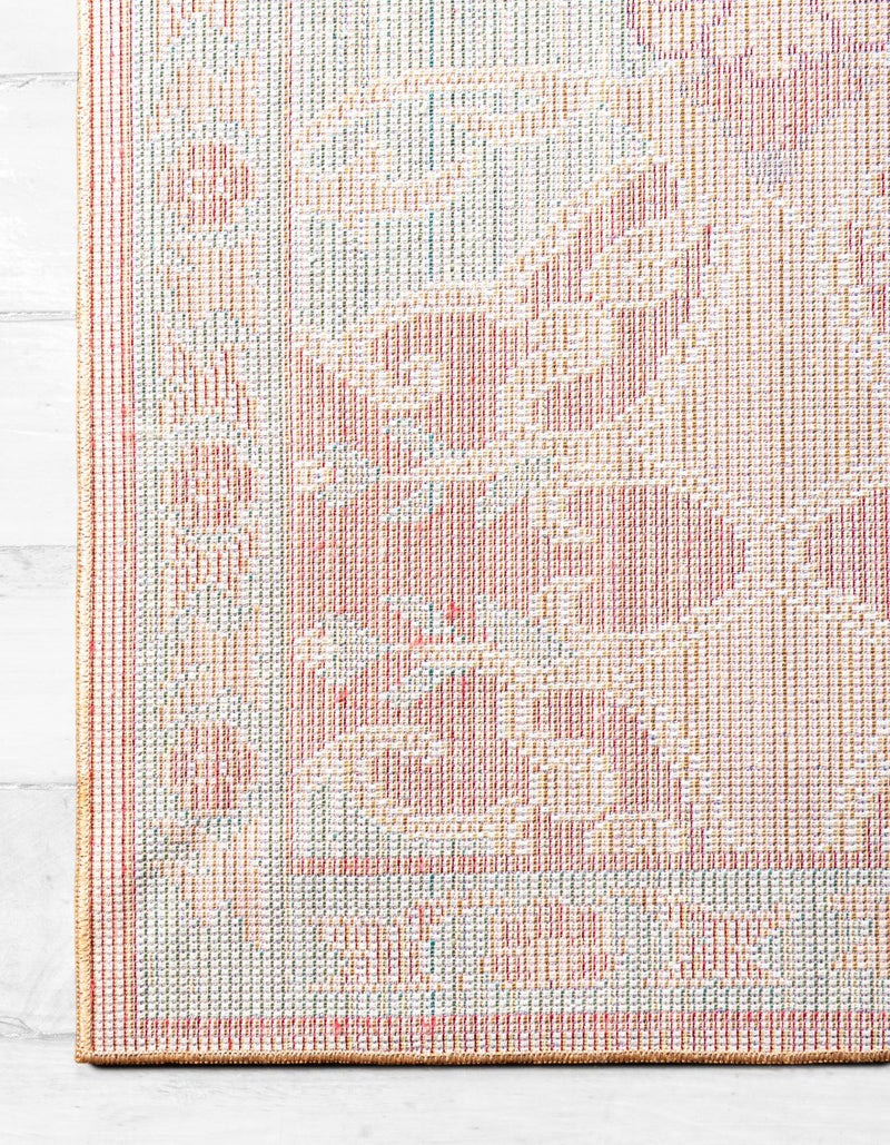 Lagoon Luxe Collection Area Rug -  Atoll Square Peach  lifestyle 33