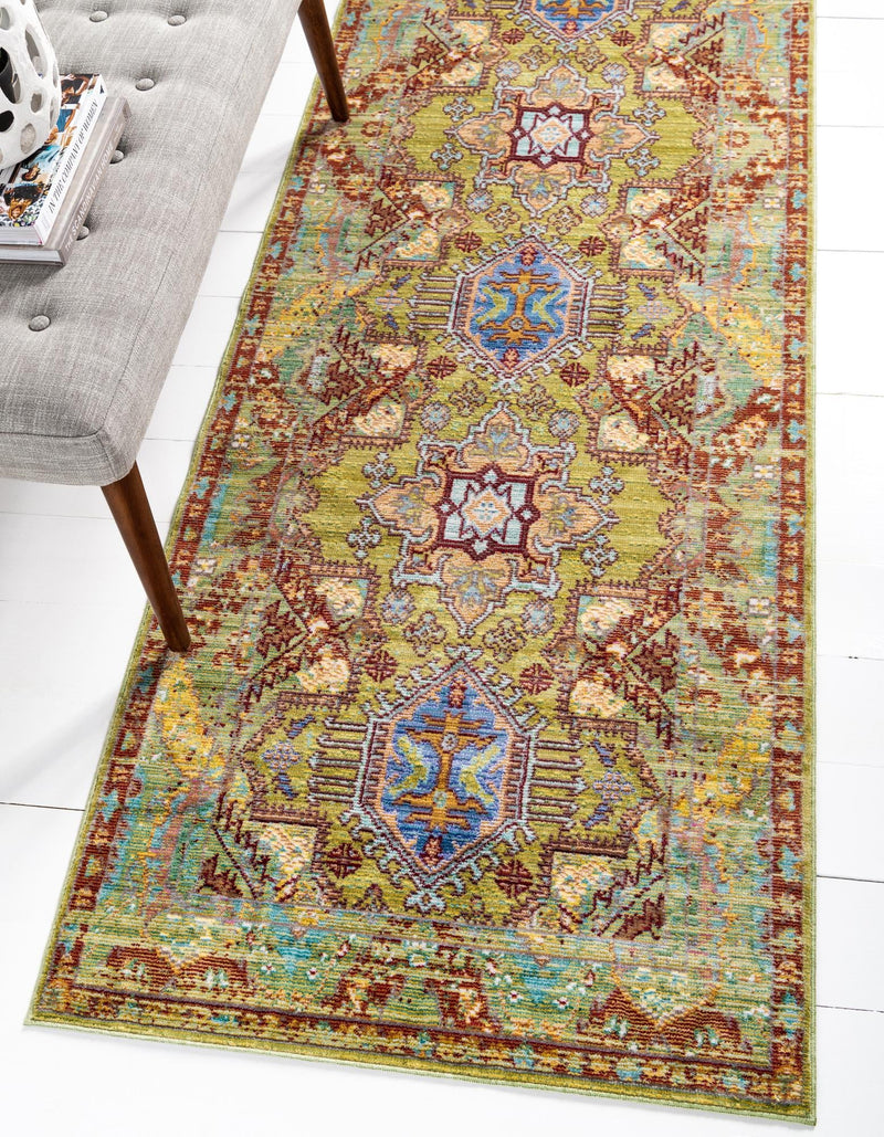 Lagoon Luxe Collection Area Rug -  Lagoon Runner Light Green  lifestyle 14