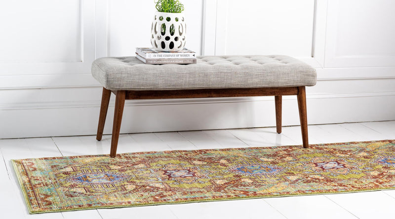 Lagoon Luxe Collection Area Rug -  Lagoon Runner Light Green  lifestyle 17