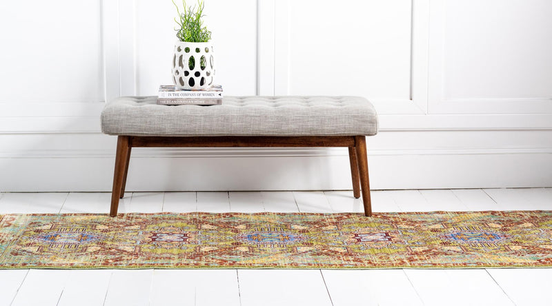 Lagoon Luxe Collection Area Rug -  Lagoon Runner Light Green  lifestyle 19