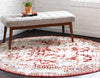 Lagoon Luxe Collection Area Rug -  Sanddune Round Red  lifestyle 19