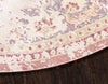 Lagoon Luxe Collection Area Rug -  Sanddune Round Red  lifestyle 31