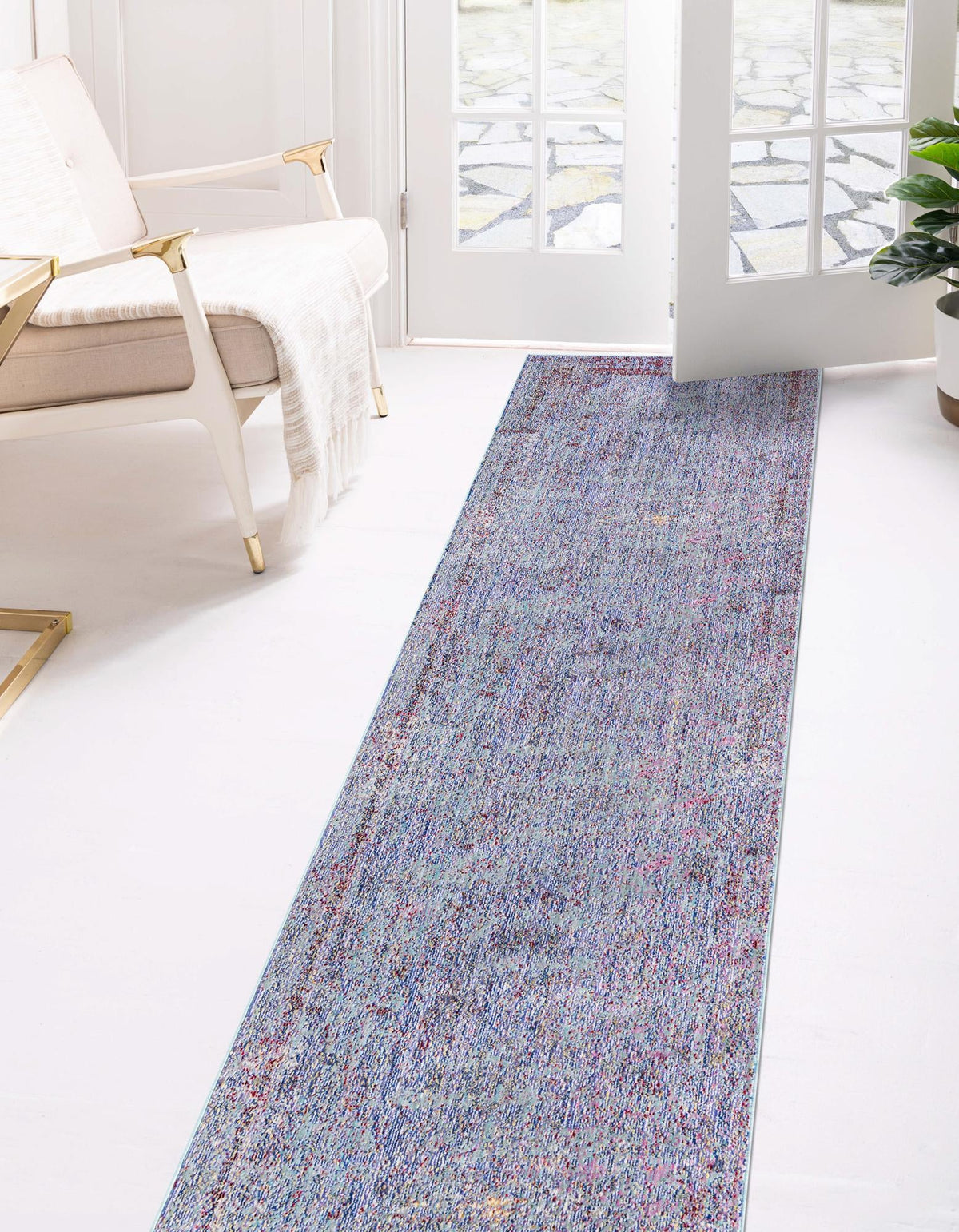 Lagoon Luxe Collection Area Rug -  Seaweed Runner Violet  lifestyle 6