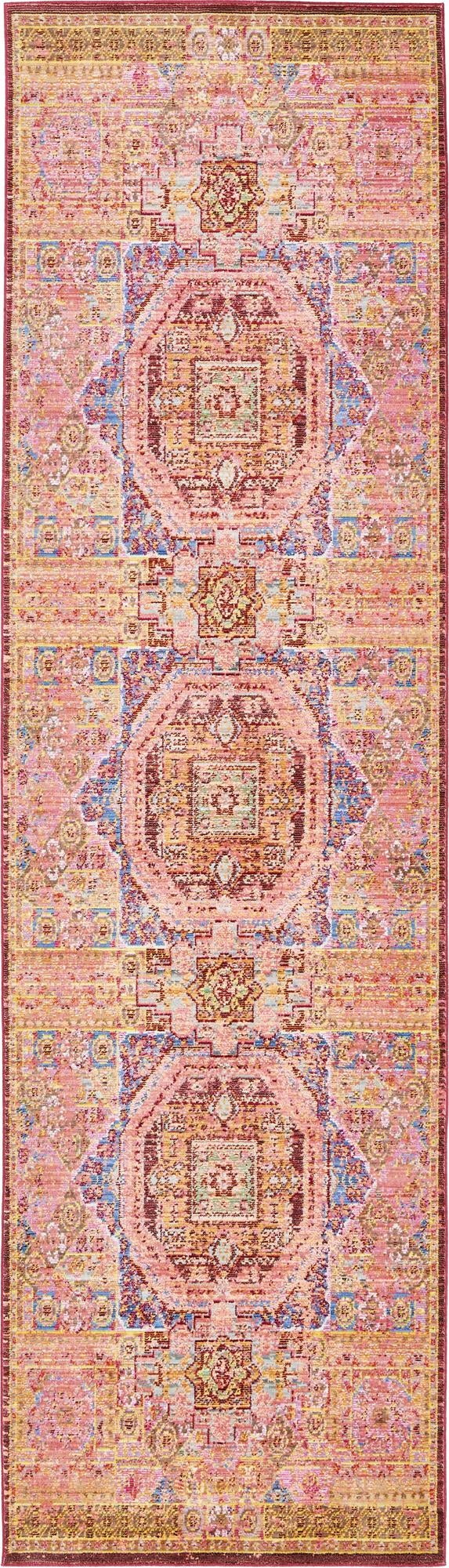Lagoon Luxe Collection Area Rug -  Dunes Runner Peach  lifestyle 2