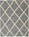 Opulent Lattice Plush Collection Area Rug - Versailles Rectangle Gray  lifestyle 4