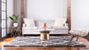 Opulent Lattice Plush Collection Area Rug - Versailles Rectangle Gray  lifestyle 11
