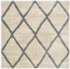 Opulent Lattice Plush Collection Area Rug - Versailles Square Beige  lifestyle 37