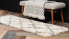 Opulent Lattice Plush Collection Area Rug - Versailles Runner Beige  lifestyle 49