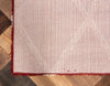 Opulent Lattice Plush Collection Area Rug - Versailles Square Burgundy  lifestyle 115