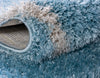 Opulent Lattice Plush Collection Area Rug - Versailles Square Light Blue  lifestyle 86