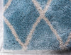 Opulent Lattice Plush Collection Area Rug - Versailles Rectangle Light Blue  lifestyle 21