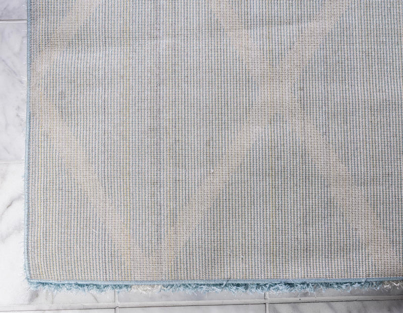 Opulent Lattice Plush Collection Area Rug - Versailles Rectangle Light Blue  lifestyle 24