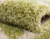 Opulent Lattice Plush Collection Area Rug - Versailles Square Light Green  lifestyle 87